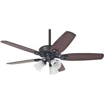 Hunter Builders Plus Çağdaş Bronz 132 cm Aydınlatmalı Tavan Vantilatörü