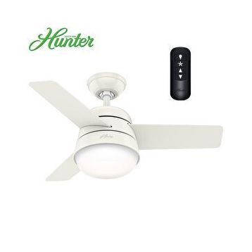 Hunter Fan Finley Taze Beyaz 92 cm Aydınlatmalı Uzaktan Kumandalı Tavan Vantilatörü