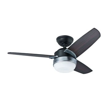 Hunter Fan Nova Mat Siyah 107 cm Aydınlatmalı Uzaktan Kumandalı Tavan Vantilatörü