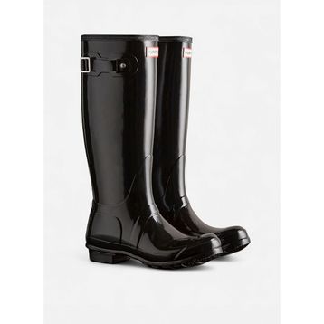 Hunter WFT1000RGL-BLK Parlak Siyah Kadın Bot