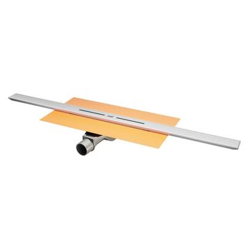 Hüppe Galata X Yandan Çıkışlı 40 cm Mat Satine Duş Kanalı