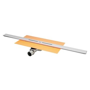 Hüppe Galata X Yandan Çıkışlı 40 cm Mat Satine Duş Kanalı