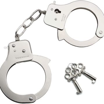 Huramarketing Anahtarlı Oyuncak Metal Polis Kelepçesi