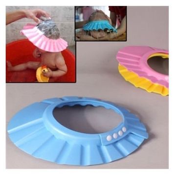 Huramarketing Düğmeli Pembe Ayarlanabilir Banyo Şapkası