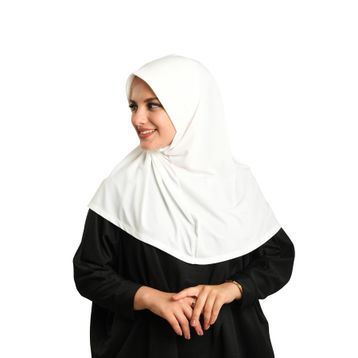 Hürrem Bone 1600-40 Krem Sandy Sade Geçmeli Eşarp