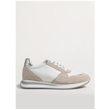 Hush Puppies 4648 Beyaz Gri Kadın Sneaker
