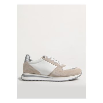 Hush Puppies 4648 Beyaz Gri Kadın Sneaker