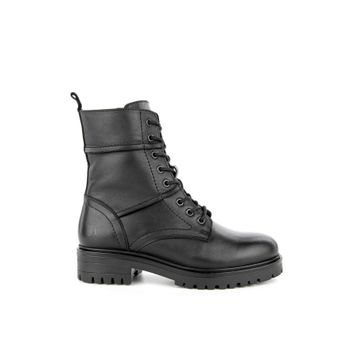 Hush Puppies 725009-001 Deri Siyah Kadın Bot
