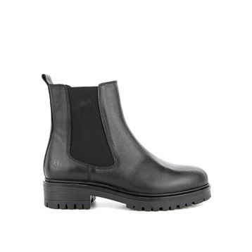 Hush Puppies 725028-001 Deri Siyah Kadın Bot