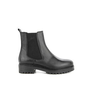 Hush Puppies 725028-001 Deri Siyah Kadın Bot