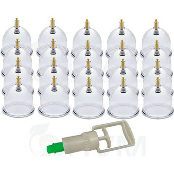 Hvm 20 Adet 7 cm Hacamat Kupası ve Hacamat Pompası