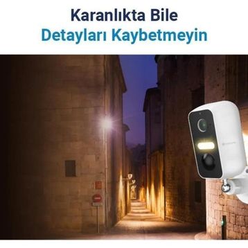 Hybrone Hold HY-CW3013-FB Akıllı İç ve Dış Ortam Bataryalı Wi-Fi Akıllı Kamera