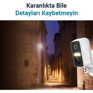 Hybrone Hold HY-CW3013-FB Akıllı İç ve Dış Ortam Bataryalı Wi-Fi Akıllı Kamera