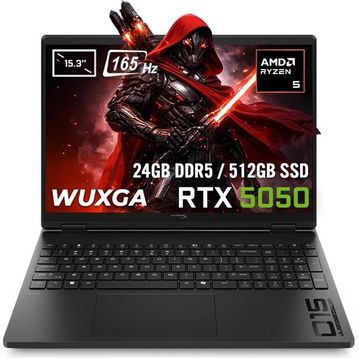 HyperX OMEN 15 15-GB0011NT D2QW7EA Ryzen 7 260 24GB RAM 512GB SSD RTX 5050 FreeDOS 15.3 inç Gaming Laptop