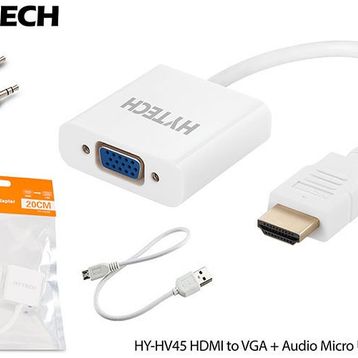 Hytech HY-HV45 Hdmı To Vga Audio Micro Usb Çevirici