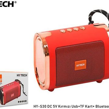 Hytech HY-S30 DC 5V Bluetooth Speaker Gümüş Usb TF Kart