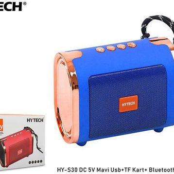 Hytech HY-S30 DC 5V Bluetooth Speaker Gümüş Usb TF Kart