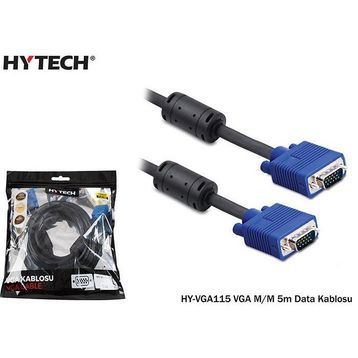 Hytech HY-VGA115 VGA M-M 5m Data Kablosu