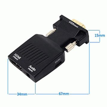 Hytech HY-VGH30 VGA To HDMI Çevirici