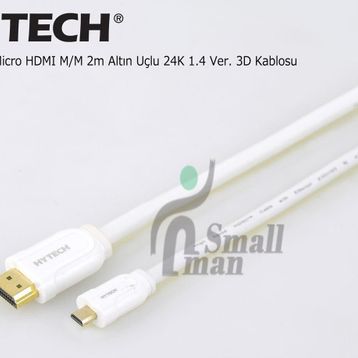 Hytech HY-W240 Altın Uçlu HDMI Kablo