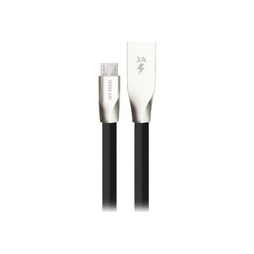 Hytech HY-X205 3A Micro Usb 1 m Siyah Data ve Şarj Kablosu