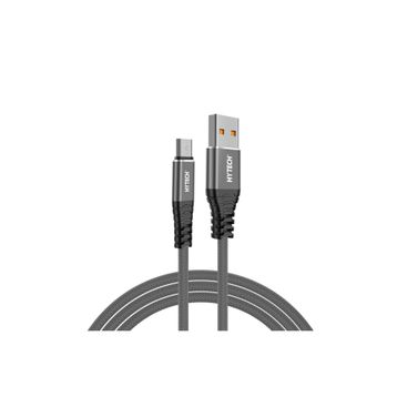 Hytech HY-X210 Gri Micro Usb 3A 1 mt Data ve Şarj Kablosu