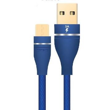 Hytech HY-X220 3A Micro Usb 1M Mavi Data Sarj Kablosu