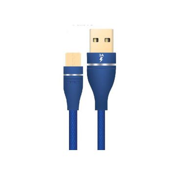 Hytech HY-X220 3A Micro Usb 1M Mavi Data Sarj Kablosu