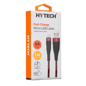 Hytech HY-X225 3A Micro Usb 1 mt Data Şarj Kablosu