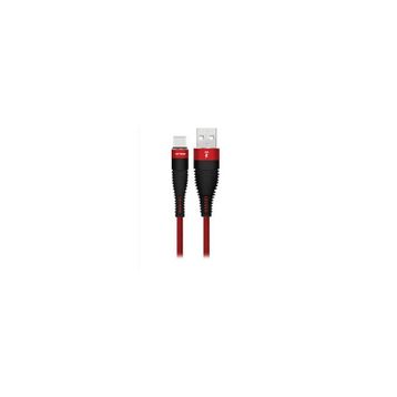 Hytech HY-X425 3A Type-C 1 mt Kırmızı Data Şarj Kablosu
