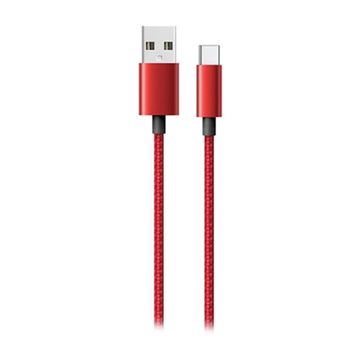 Hytech HY-X448 Type-C Kırmızı Şarj Kablosu