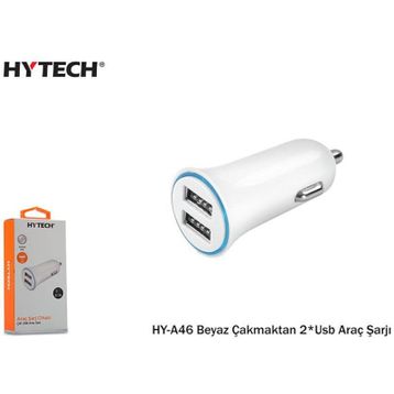 Hytech HY-X46 3.4A Type-C Kablolu 2 USB Hızlı Şarj