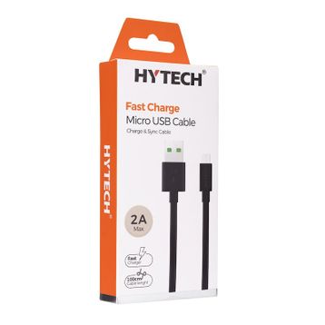 Hytech HY-X83 1 m 2A Micro Usb Siyah Şarj Kablosu