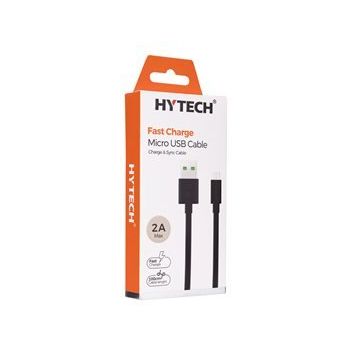 Hytech HY-X83 1 m 2A Micro Usb Siyah Şarj Kablosu