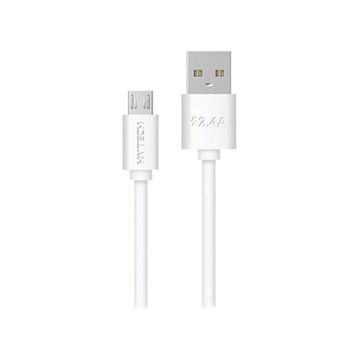Hytech HY-X86 1 m 2.4 A Micro Usb Beyaz Şarj Kablosu