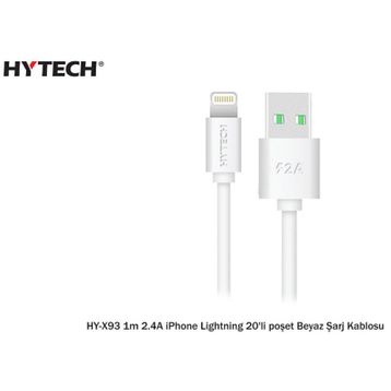 Hytech HY-X93 1 mt 2.A iPhone Lightning Şarj Kablosu