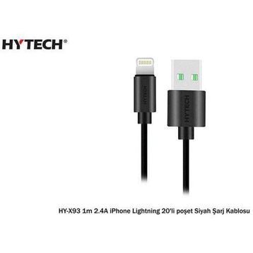 Hytech HY-X93 1 mt 2.A iPhone Lightning Şarj Kablosu