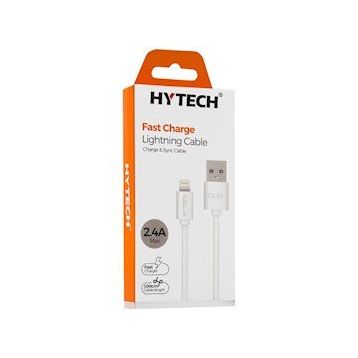 Hytech HY-X95 1 m 2.4A iPhone Lightning Beyaz Şarj Kablosu