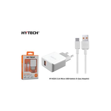 Hytech HY-XE20 2.1A Micro USB Kablolu Ev Şarj Adaptör