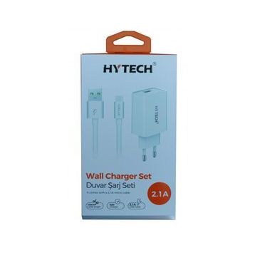 Hytech HY-XE21 5v 2.1A Micro Usb Kablolu Ev Şarj Adaptörü