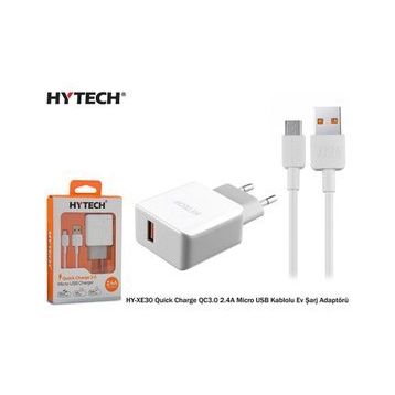Hytech HY-XE30 Quick Charge QC3.0 2.4A Micro USB Kablo