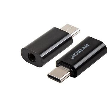 Hytech HY-XO23 Siyah Plastik Typec To 3.5 Jack typec Çevirici