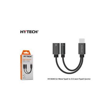 Hytech HY-XO40 Type C to 3.5 mm Jack + Type C Çevirici