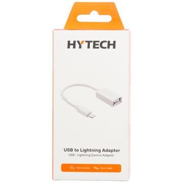 Hytech HY-XO48 Beyaz USB F to Lightning 10 cm Kablolu OTG Çevirici