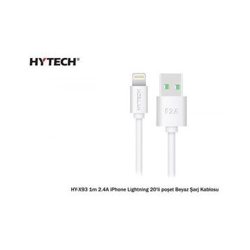 Hytech HYX93 1 mt 2.A Beyaz iPhone Lightning