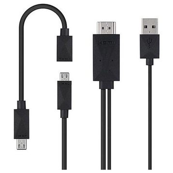 Hytech PM-16387 Samsung S2+S3+S4 Android Telefonlar Uyumlu Hdmi Powermaster Çevirici Kablo