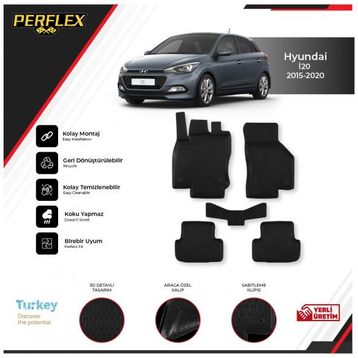 Hyundai 2015-2020 İ20 3d Havuzlu Paspas