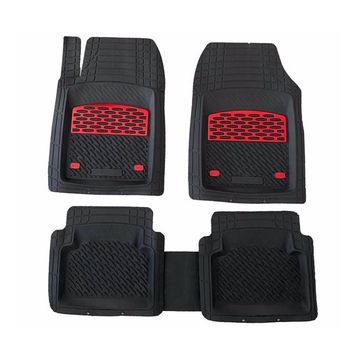 Hyundai Accent Blue 2010 2017 Krom Kırmızı Derin Havuzlu Oto Paspas