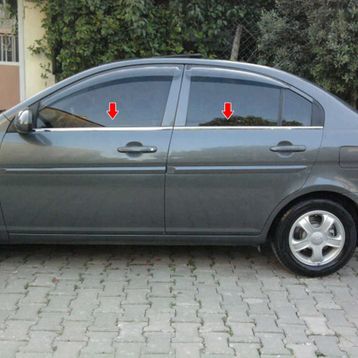 Hyundai Accent Era 2005-2011 Krom Cam Çıtası