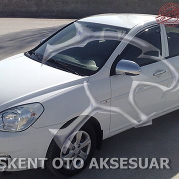 Hyundai Accent Era 2006 Üzeri 4 Kapı Krom Kapı Kolu